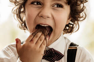 Foto: Linda Alfvengren
Boy eating chocolate at breakfast